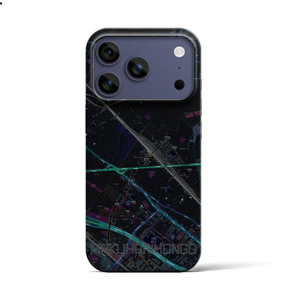 【幕張本郷（千葉県）】地図柄iPhoneケース（バックカバータイプ）