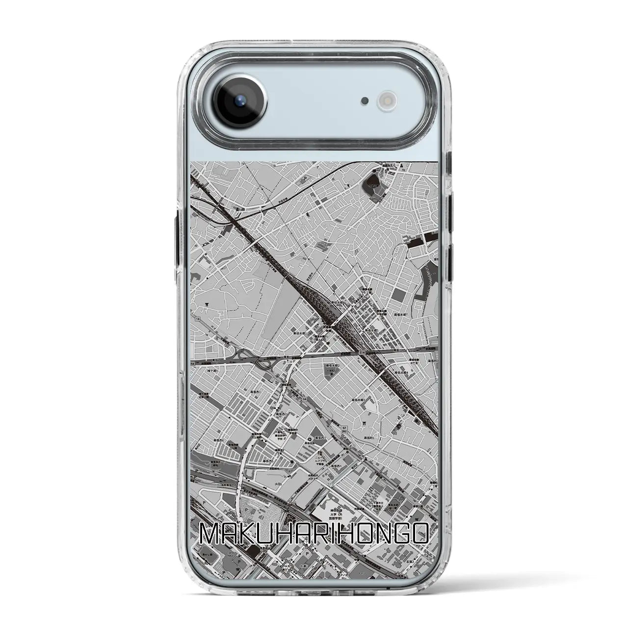 【幕張本郷（千葉県）】地図柄iPhoneケース（MagSafeタイプ）