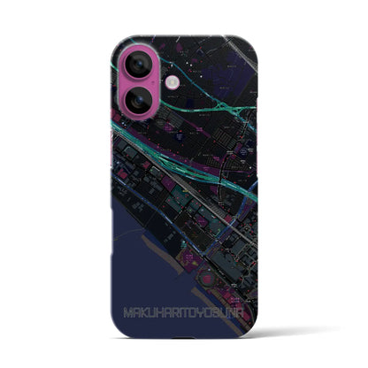 【幕張豊砂（千葉県）】地図柄iPhoneケース（バックカバータイプ）