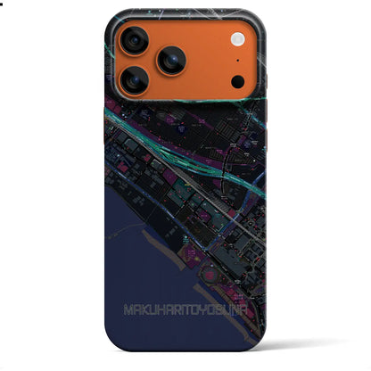 【幕張豊砂（千葉県）】地図柄iPhoneケース（バックカバータイプ）