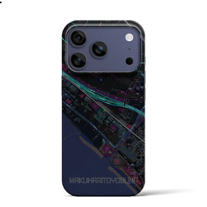 【幕張豊砂（千葉県）】地図柄iPhoneケース（バックカバータイプ）