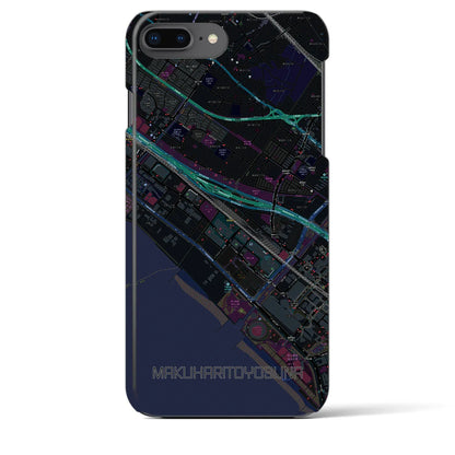 【幕張豊砂（千葉県）】地図柄iPhoneケース（バックカバータイプ）