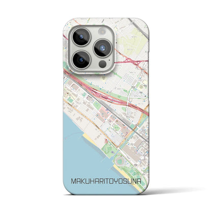 【幕張豊砂（千葉県）】地図柄iPhoneケース（バックカバータイプ）