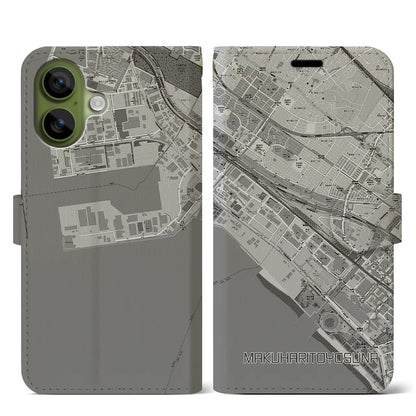 【幕張豊砂（千葉県）】地図柄iPhoneケース（手帳タイプ）