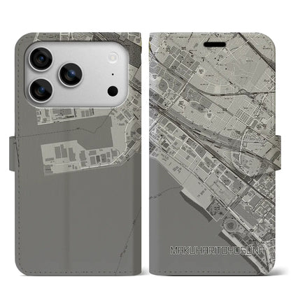 【幕張豊砂（千葉県）】地図柄iPhoneケース（手帳タイプ）