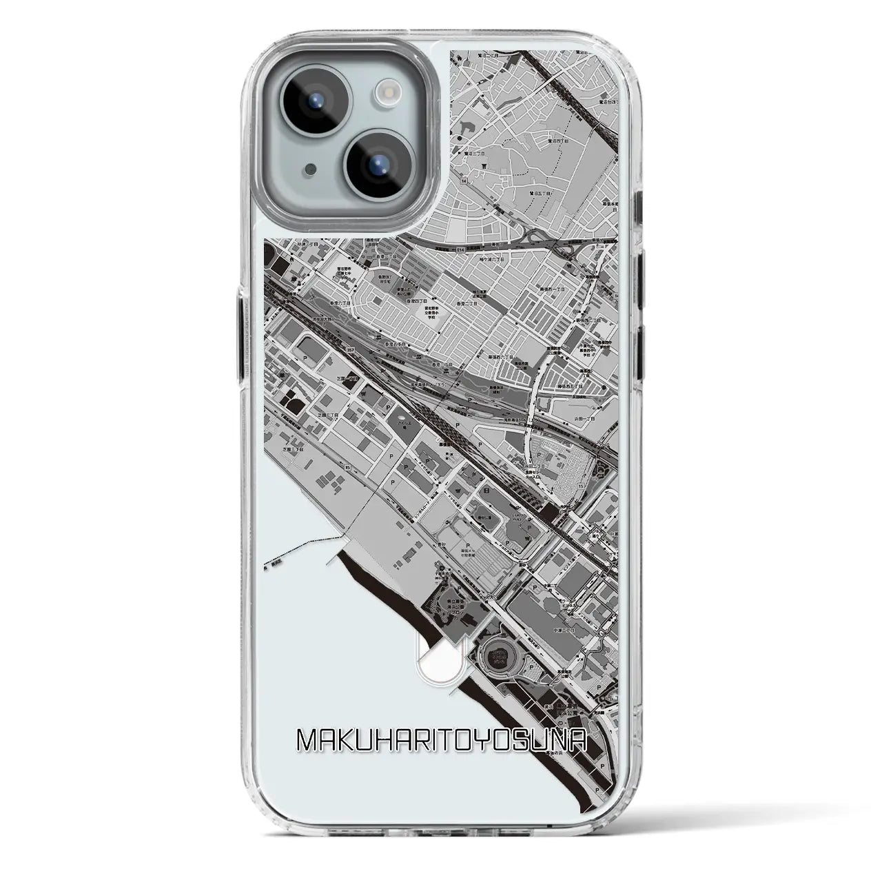 【幕張豊砂（千葉県）】地図柄iPhoneケース（MagSafeタイプ）