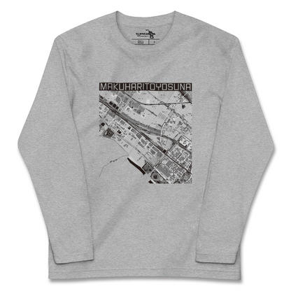 【幕張豊砂（千葉県）】地図柄ロングスリーブTシャツ