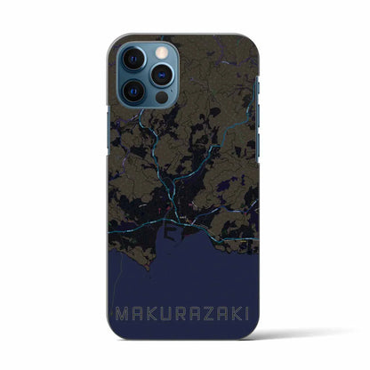 【枕崎（鹿児島県）】地図柄iPhoneケース（バックカバータイプ）