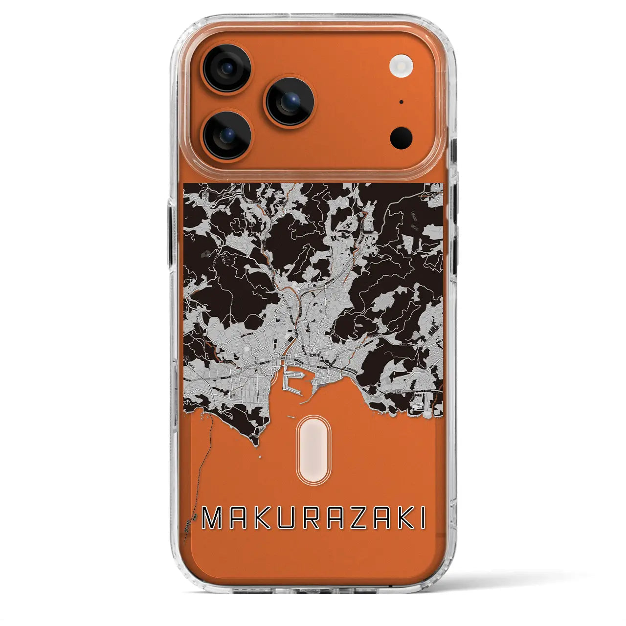 【枕崎（鹿児島県）】地図柄iPhoneケース（MagSafeタイプ）