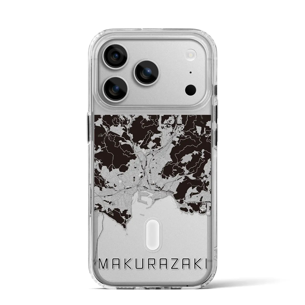 【枕崎（鹿児島県）】地図柄iPhoneケース（MagSafeタイプ）