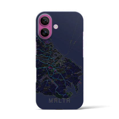 【マルタ】地図柄iPhoneケース（バックカバータイプ）