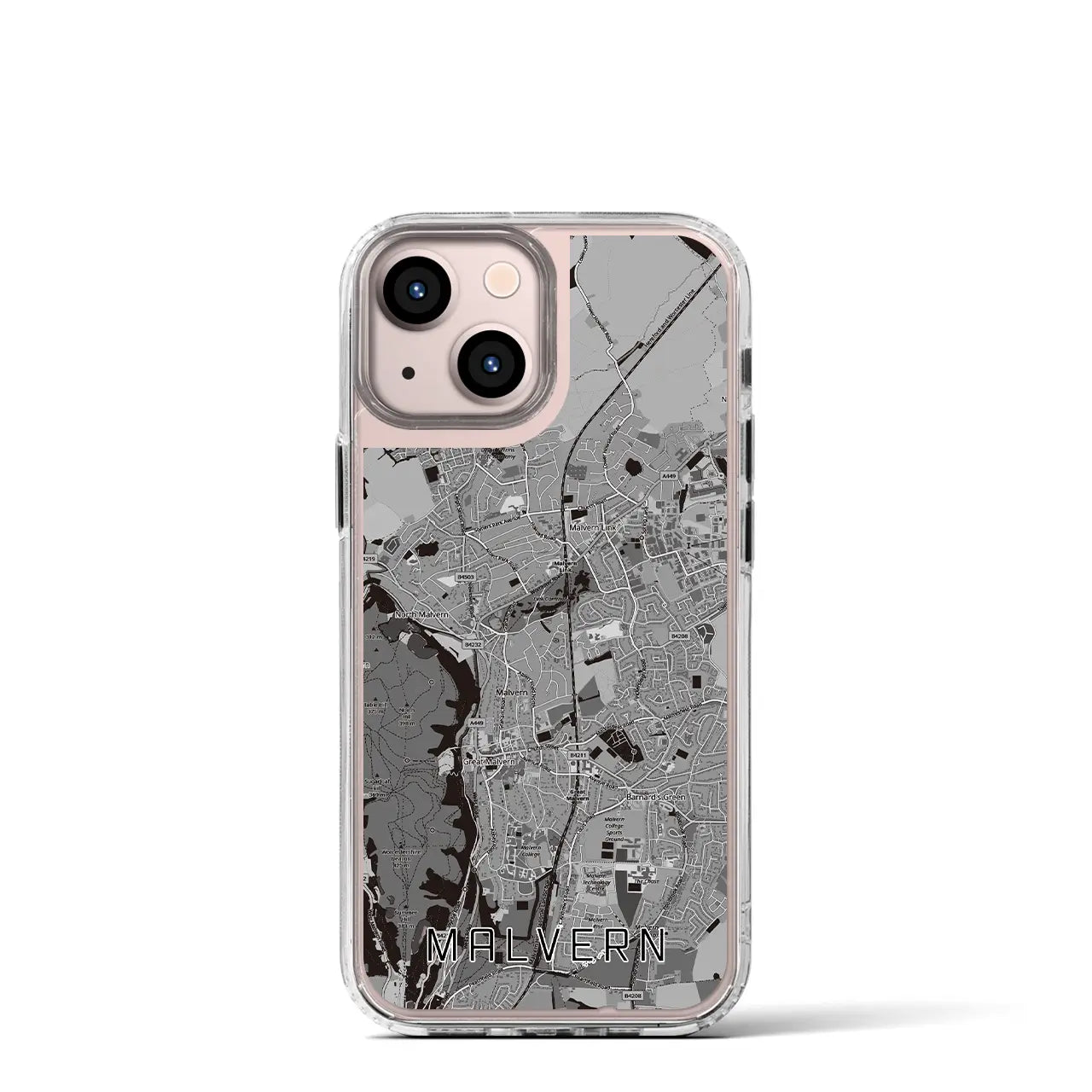 【マルバーン（イギリス）】地図柄iPhoneケース（MagSafeタイプ）