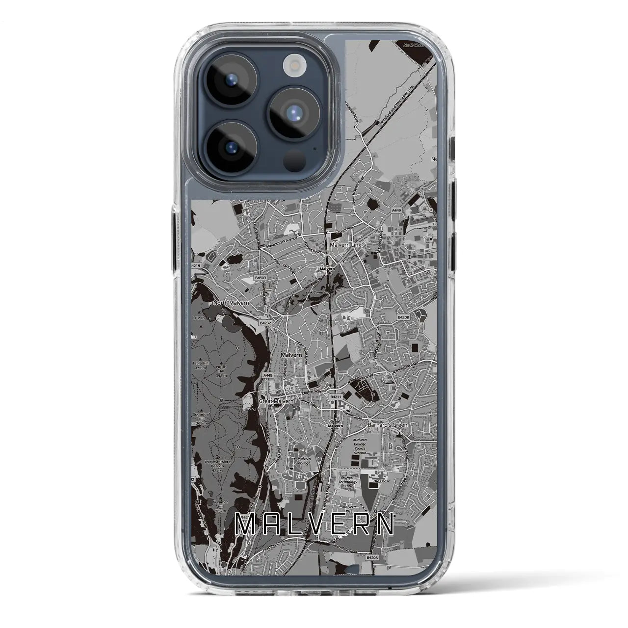【マルバーン（イギリス）】地図柄iPhoneケース（MagSafeタイプ）