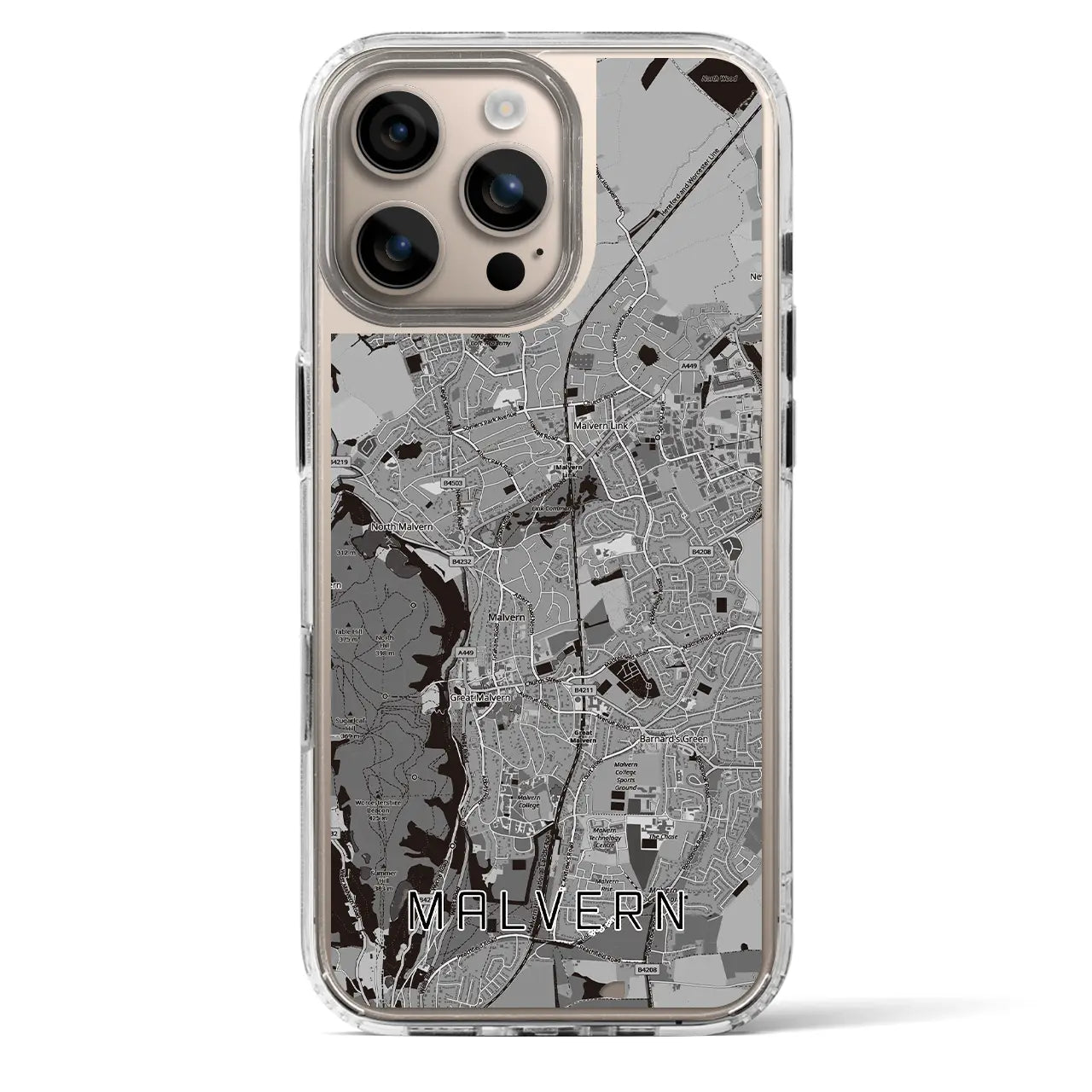 【マルバーン（イギリス）】地図柄iPhoneケース（MagSafeタイプ）