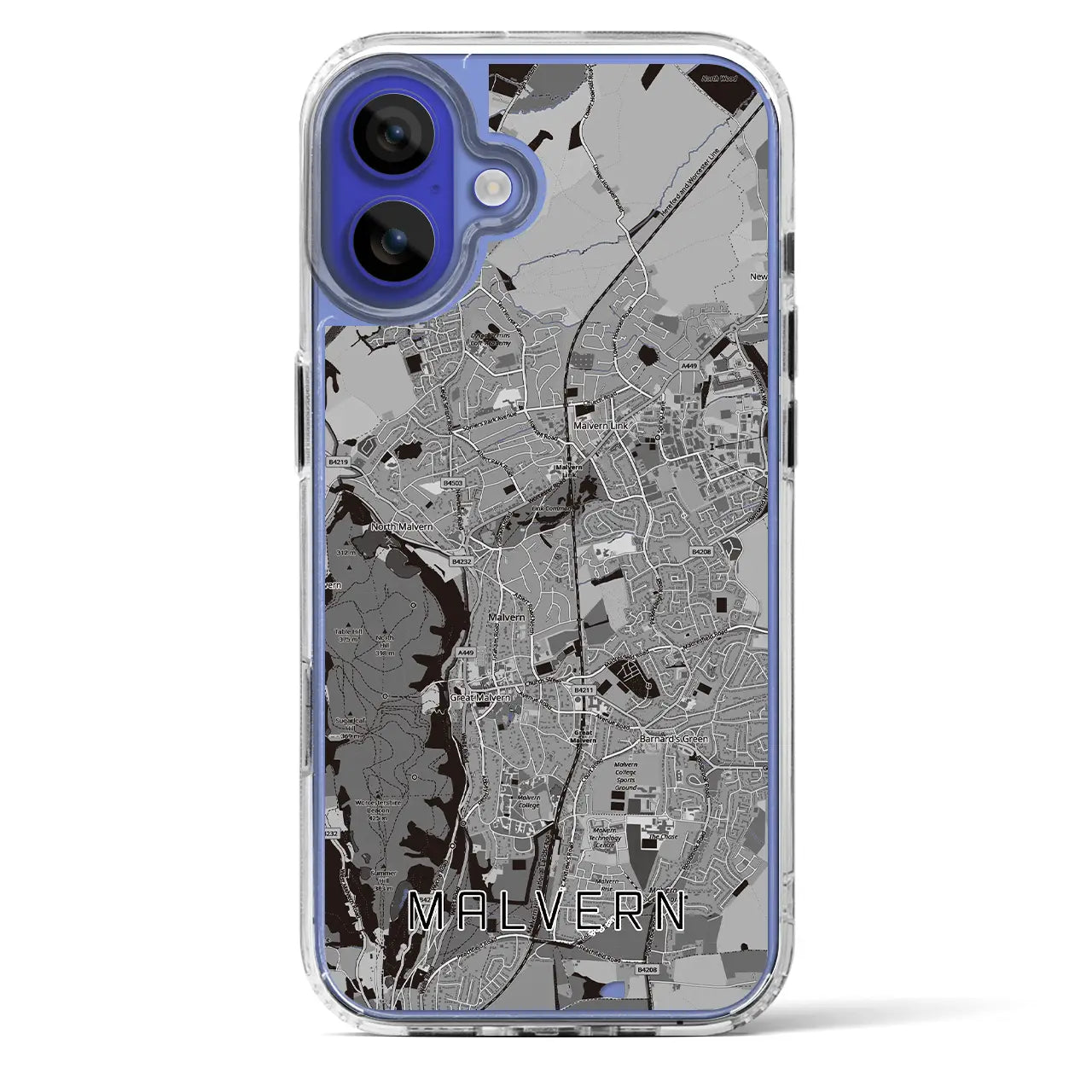 【マルバーン（イギリス）】地図柄iPhoneケース（MagSafeタイプ）
