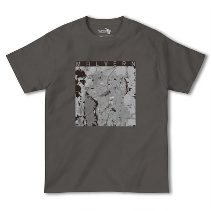 【マルバーン（イギリス）】地図柄ヘビーウェイトTシャツ