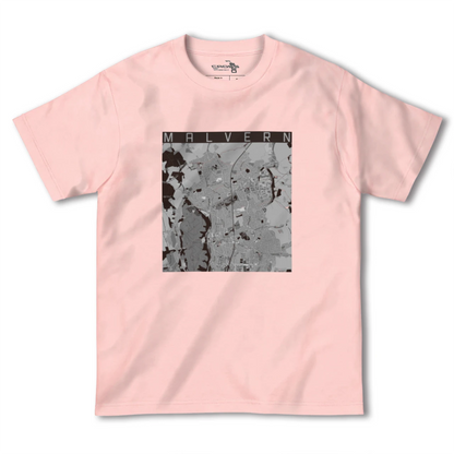【マルバーン（イギリス）】地図柄ヘビーウェイトTシャツ