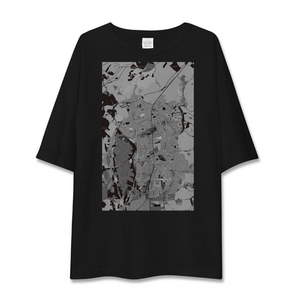 【マルバーン（イギリス）】地図柄ビッグシルエットTシャツ