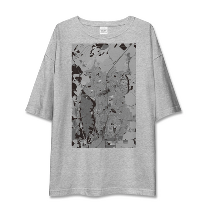 【マルバーン（イギリス）】地図柄ビッグシルエットTシャツ