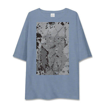 【マルバーン（イギリス）】地図柄ビッグシルエットTシャツ