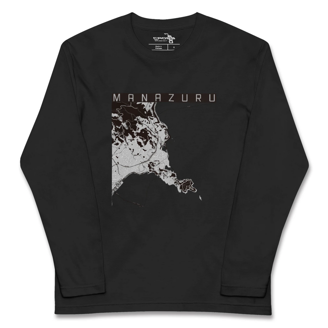 【真鶴(神奈川県)】地図柄ロングスリーブTシャツ