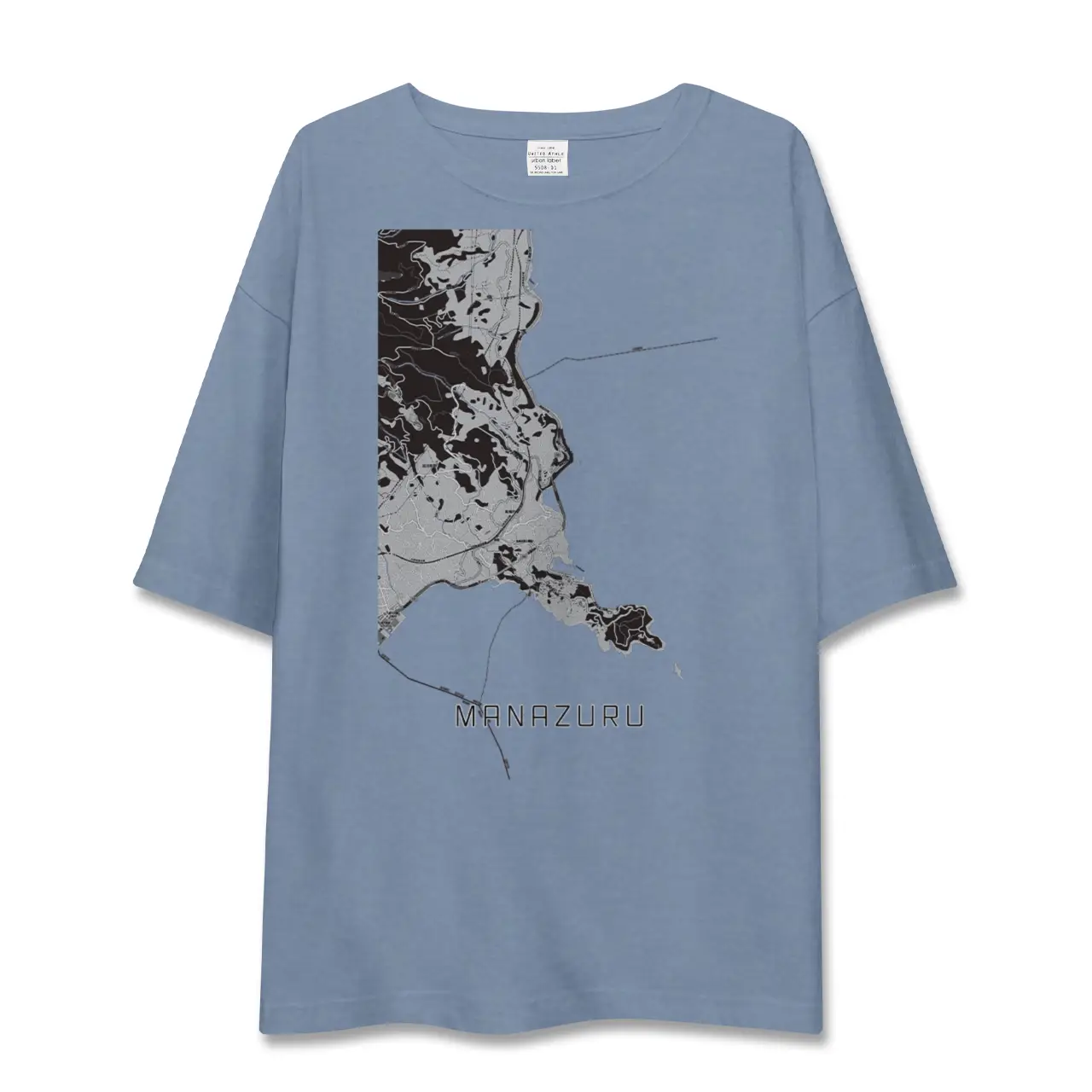 【真鶴（神奈川県）】地図柄ビッグシルエットTシャツ