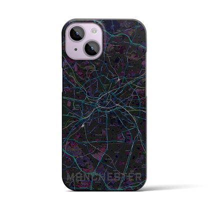 【マンチェスター（イギリス）】地図柄iPhoneケース（バックカバータイプ）