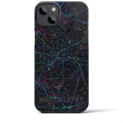 【マンチェスター（イギリス）】地図柄iPhoneケース（バックカバータイプ）