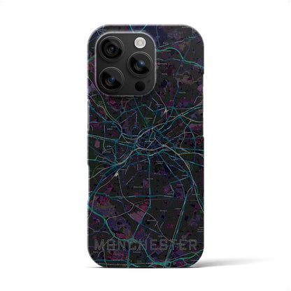【マンチェスター（イギリス）】地図柄iPhoneケース（バックカバータイプ）