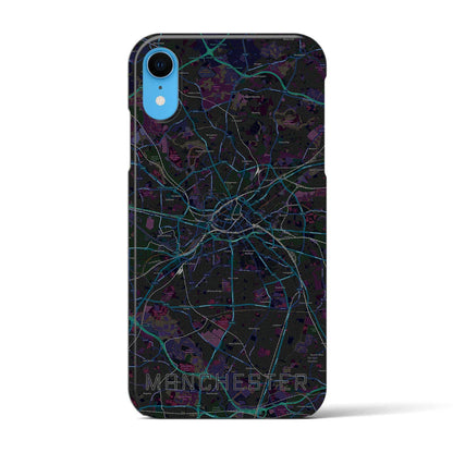 【マンチェスター（イギリス）】地図柄iPhoneケース（バックカバータイプ）