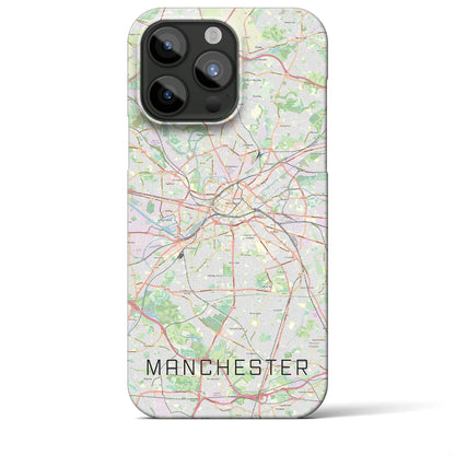 【マンチェスター（イギリス）】地図柄iPhoneケース（バックカバータイプ）