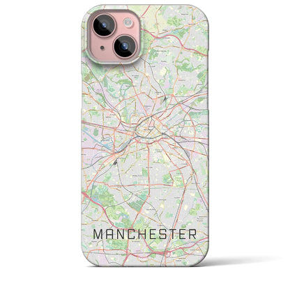 【マンチェスター（イギリス）】地図柄iPhoneケース（バックカバータイプ）