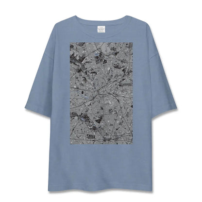 【マンチェスター（イギリス）】地図柄ビッグシルエットTシャツ