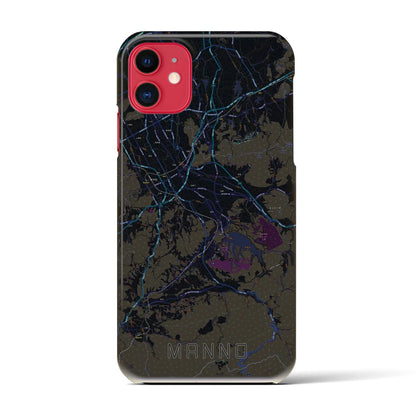 【まんのう（香川県）】地図柄iPhoneケース（バックカバータイプ）