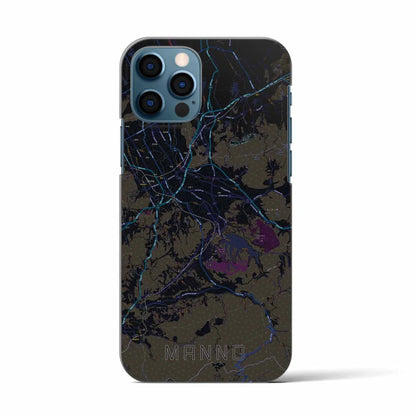 【まんのう（香川県）】地図柄iPhoneケース（バックカバータイプ）
