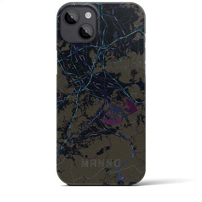 【まんのう（香川県）】地図柄iPhoneケース（バックカバータイプ）