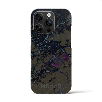 【まんのう（香川県）】地図柄iPhoneケース（バックカバータイプ）