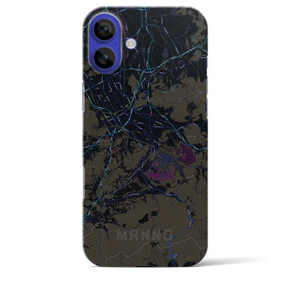 【まんのう（香川県）】地図柄iPhoneケース（バックカバータイプ）