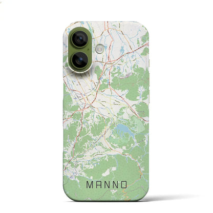 【まんのう（香川県）】地図柄iPhoneケース（バックカバータイプ）