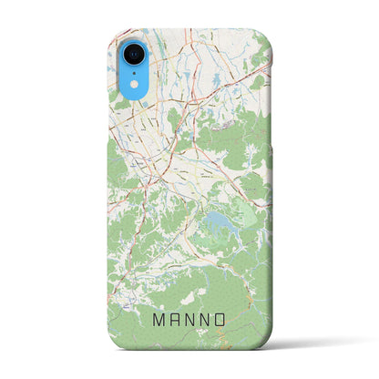 【まんのう（香川県）】地図柄iPhoneケース（バックカバータイプ）