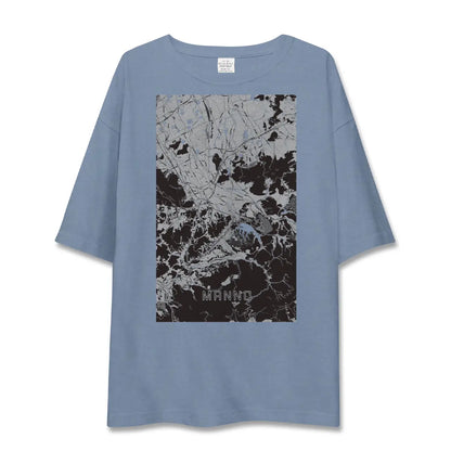 【まんのう（香川県）】地図柄ビッグシルエットTシャツ