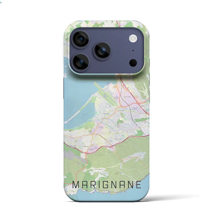 【マリニャーヌ（フランス）】地図柄iPhoneケース（バックカバータイプ）