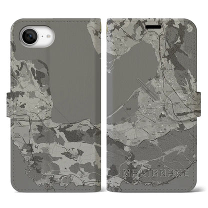 【マリニャーヌ（フランス）】地図柄iPhoneケース（手帳タイプ）