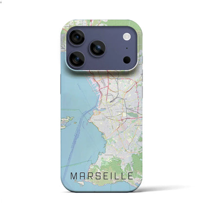 【マルセイユ（フランス）】地図柄iPhoneケース（バックカバータイプ）