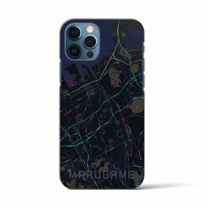 【丸亀（香川県）】地図柄iPhoneケース（バックカバータイプ）