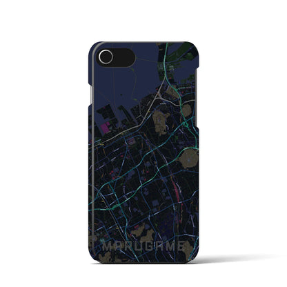 【丸亀（香川県）】地図柄iPhoneケース（バックカバータイプ）