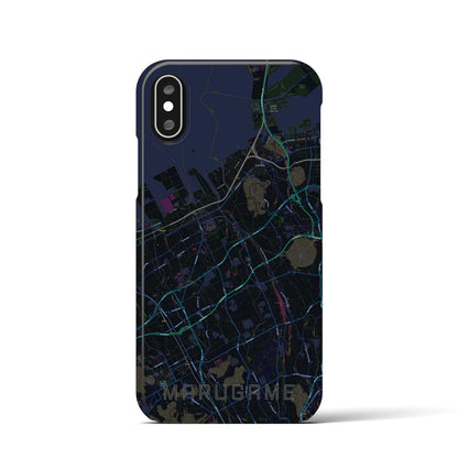 【丸亀（香川県）】地図柄iPhoneケース（バックカバータイプ）