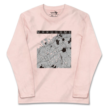 【丸亀（香川県）】地図柄ロングスリーブTシャツ