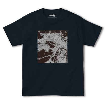 【丸子（長野県）】地図柄ヘビーウェイトTシャツ