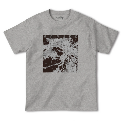 【丸子（長野県）】地図柄ヘビーウェイトTシャツ